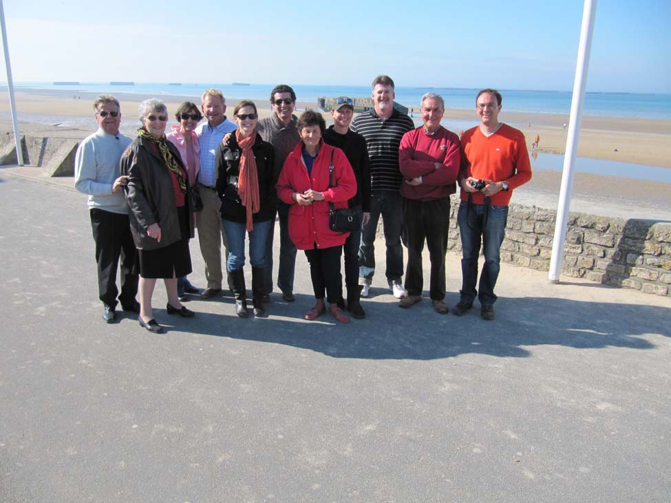 Sur la plage d'Arromanches - © armées.com