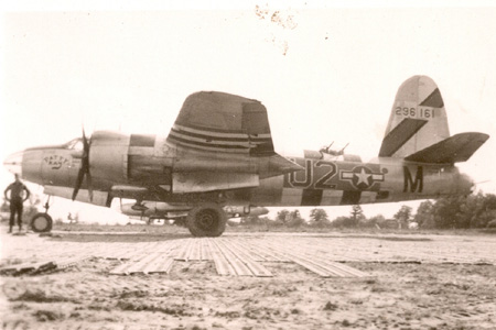 B-26B-55-MA, Serial # 42-96161, coded U2*M named “Patty Kay”