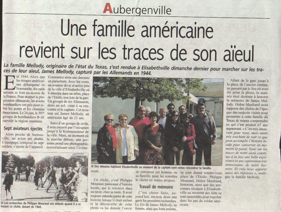 Une famille américaine revient sur les traces de son aïeul